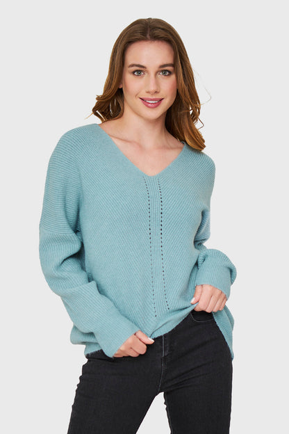 Sweater Holgado Celeste