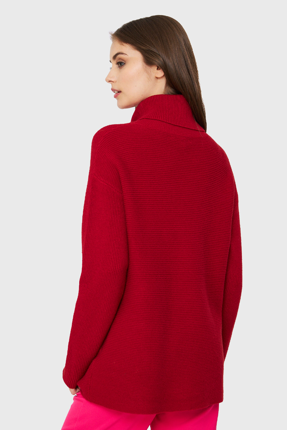 Sweater Cuello Beatle Soft Rojo