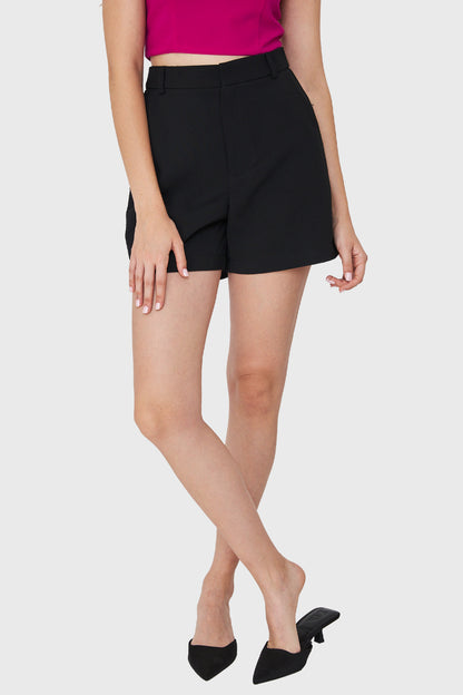 Short Básico Formal Negro