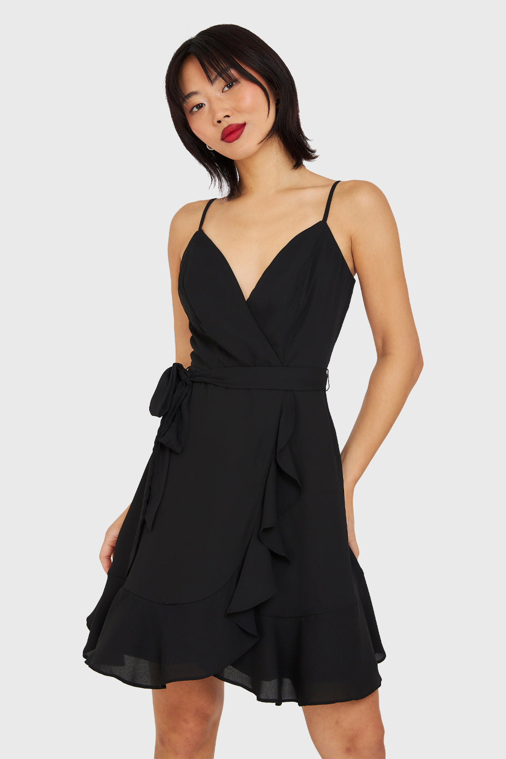 Vestido Corto Tulipán Negro