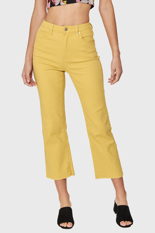 Jeans Recto Amarillo