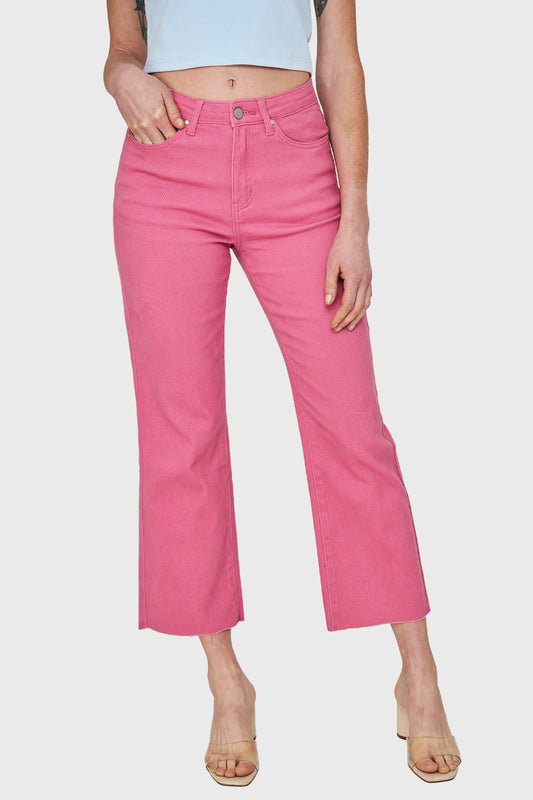 Jeans Recto Rosado