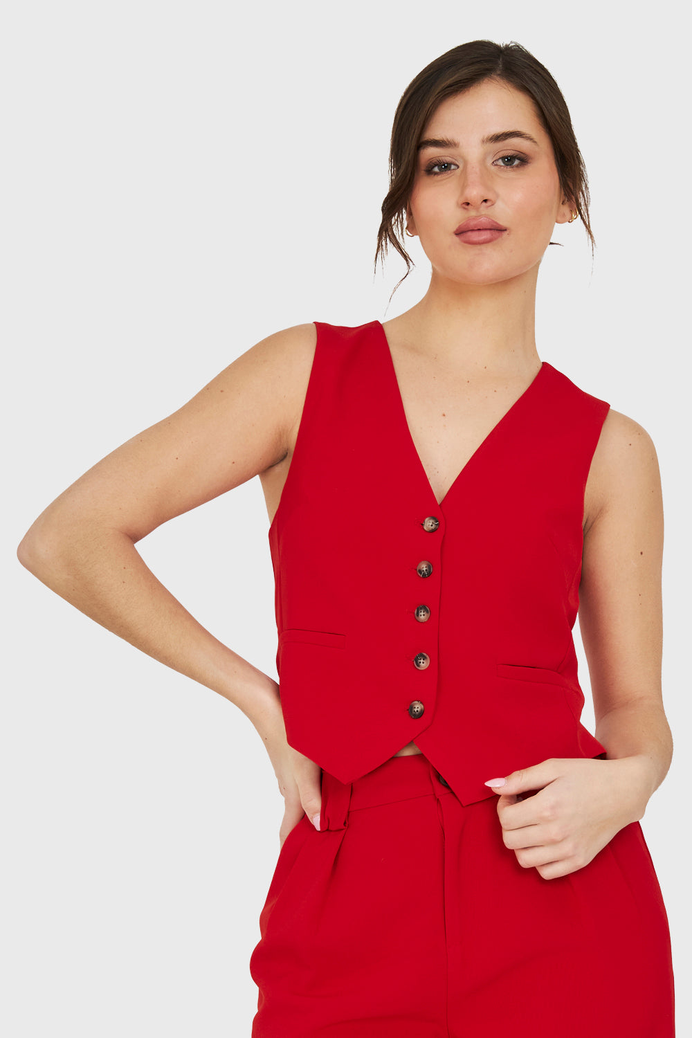 Gilet Lazo Ajustable Rojo