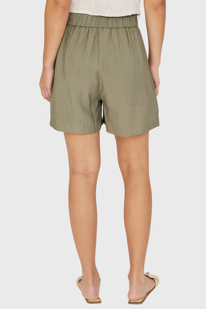 Short Holgado Verde Musgo