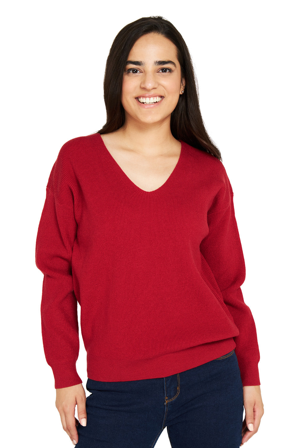 Sweater cuello shops v